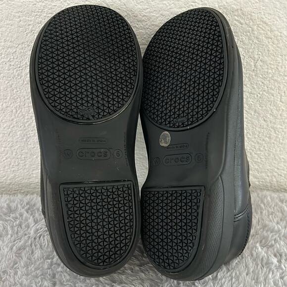 CROCS leather clogs black - Picture 9 of 10